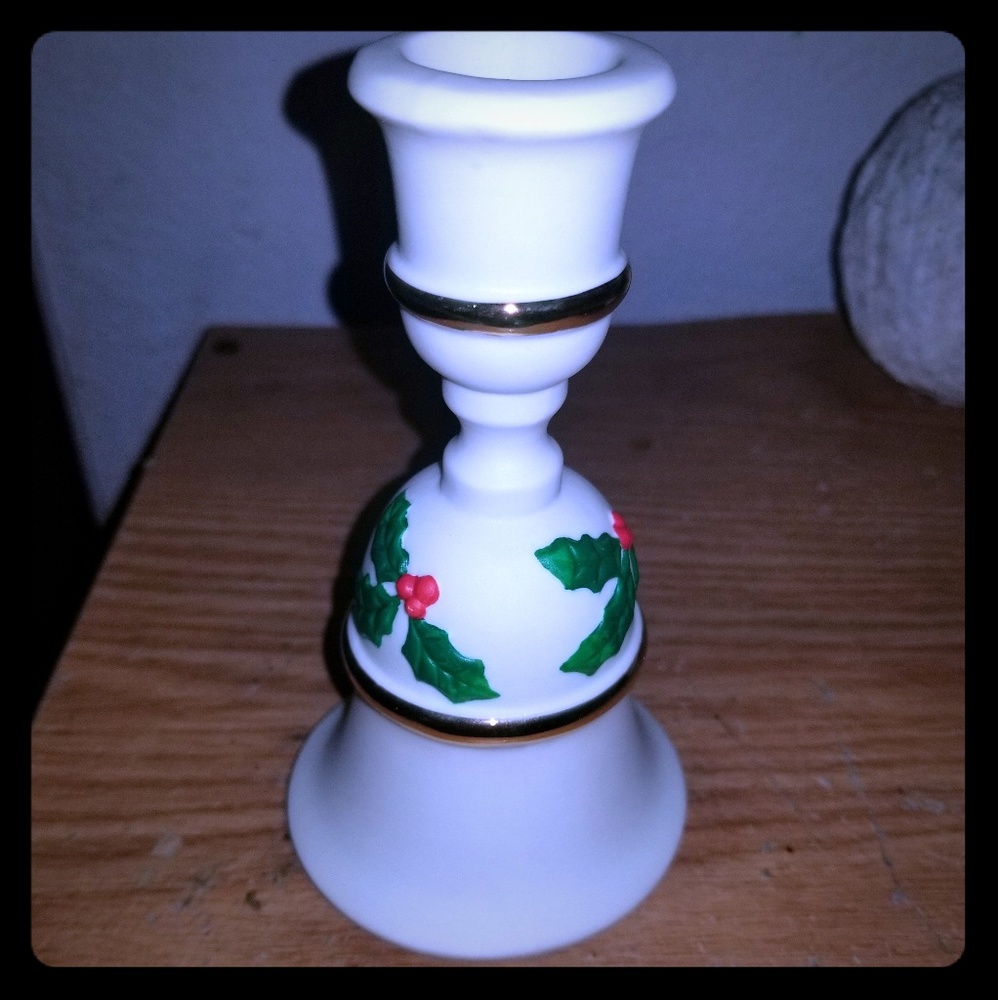 Partylite Christmas Bell candlestick holder